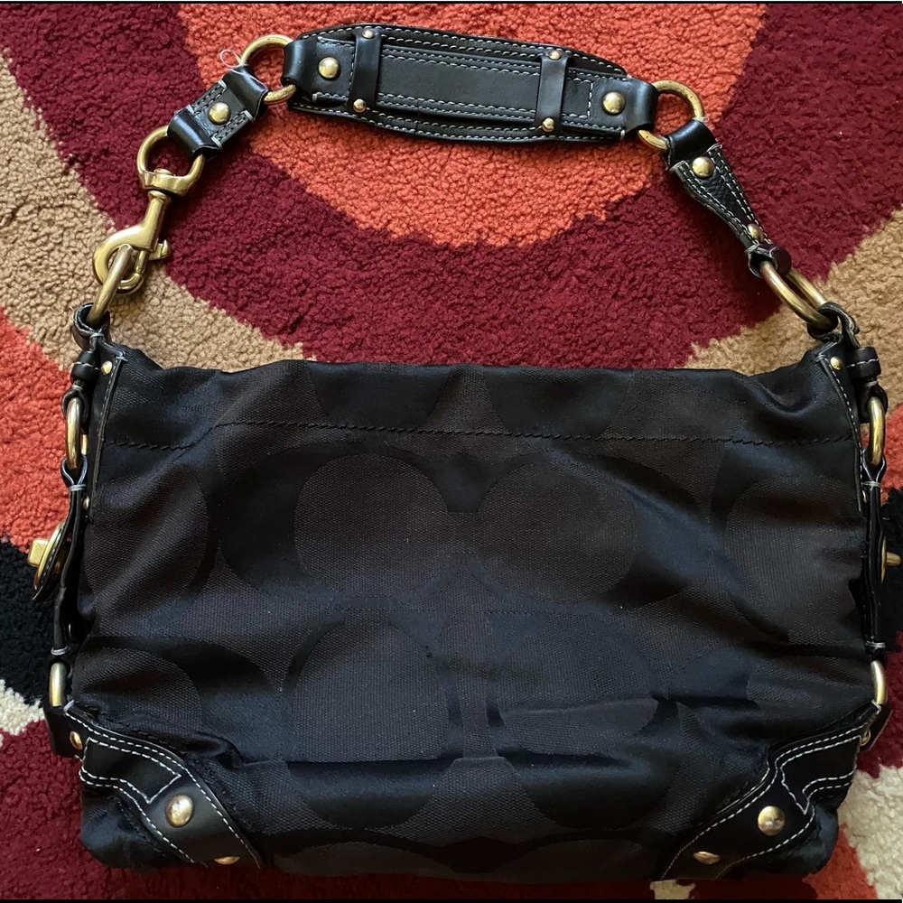 Black Coach Hand/Shoulder bag